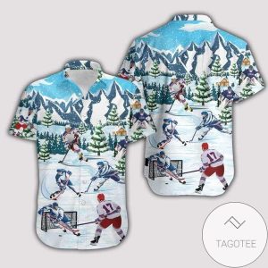 Get Now Hawaiian Shirts Christmas Lets Play Hockey