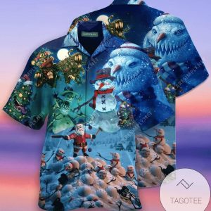 Get Now Hawaiian Shirts Christmas Scary Snowman