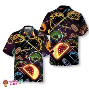 God Created Tacos Hawaiian Shirt, Funny Taco Shirt For Men & Women