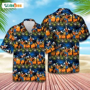 Goofy Dog Disney Palm Tree Sunset, Disney Trendy Hawaiian Shirt Perfect Gifts For Your Loved Ones