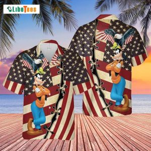 Goofy Dog Disney Us Flag Patriot Day, Disney Trendy Hawaiian Shirt Perfect Gifts For Your Loved Ones