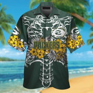 Green Bay Packers Hawaiian Tropical Shirt Exclusive