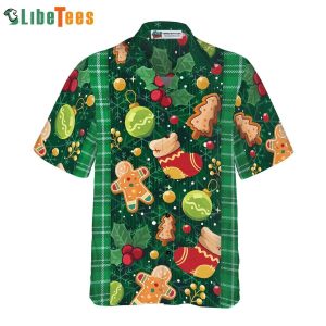 Green Plaid Christmas Design Festive Hawaiian Shirt