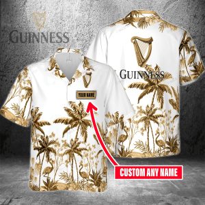 Guinness Custom Hawaiian Shirt with Personalized Name