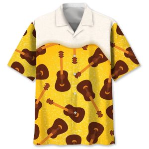 Guitar Beer Trendy Hawaiian Shirt