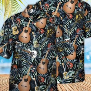 Guitar Love Life Style Cool – Trendy Hawaiian Shirt, KLA Short Sleeve Button Down, Gift For Family, Hawaiian Set Gift, Funny Trendy Hawaiian Shirt.