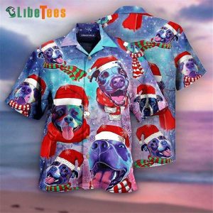 Happy Dog Theme Christmas Celebration Hawaiian Shirt