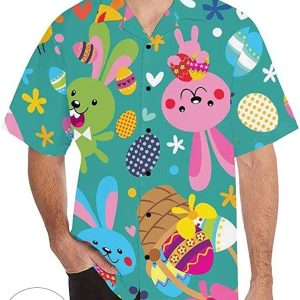 Happy Easter Funny Bunny Love Eggs Amazing Hawaiian Shirts
