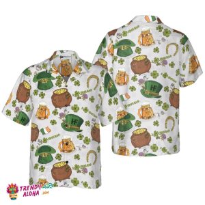 Happy Saint Patrick’s Day Ireland Proud Pattern 2 Hawaiian Shirt