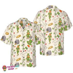 Happy Saint Patrick’s Day Ireland Proud Pattern 3 Hawaiian Shirt