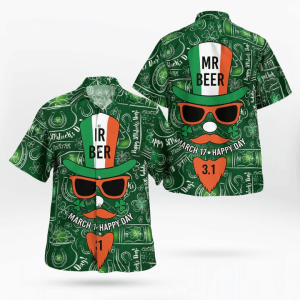 Happy St. Patrick’s Day Irish Shirt – Whiskey Irish Beer Mr. Beer March 17 Happy Day – Hawaii Shirt