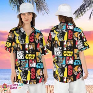 Happy Star Wars Day Mandalorian Baby Yoda Leia Vader KLA Shirt