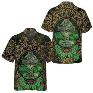 Hawaiian KLA Shirts St Patrick’s Day The Blood Of Irish Rebels