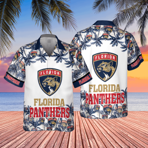 Hawaiian Aop Shirt Inspired by Florida Panthers