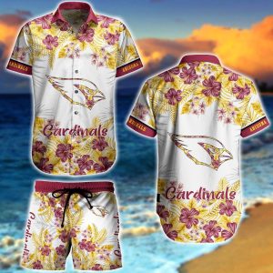 Hawaiian Collection Arizona Cardinals Ensemble Shirt Short