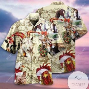 Hawaiian Shirt Christmas Begins Celebrating On The Farm Unique Design