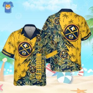 Hawaiian Shirt with NBA Signature for Basketball Lovers