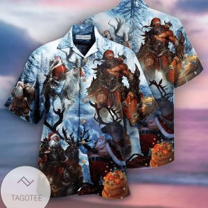 Hawaiian Shirts Christmas Stay Cool Santa Claus
