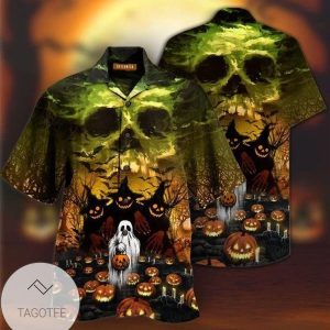 Hawaiian Shirts Halloween Ghost Just Want To Have Fun