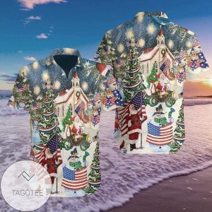 Hawaiian Shirts Patriotism American On Christmas