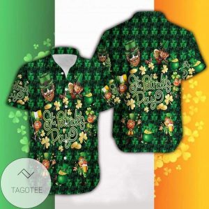 Hawaiian Shirts St Patricks Day Iris Blessing