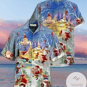 Hawaiian Shirts Stay Cool Santa Claus Christmas