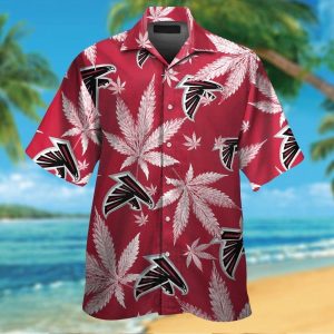 Hawaiian Short Sleeve Atlanta Falcons Shirt Button Up Tropical