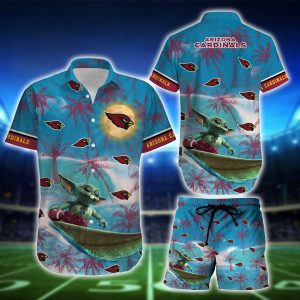 Hawaiian Wear Collection Arizona Cardinals Shirt Short