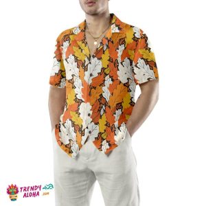 Hello Fall The Leaves Hawaiian Shirt, Fall Thanksgiving Shirt, Best Gift For Thanksgiving Day