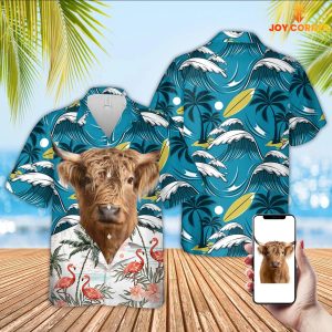 Highland Hawaiian Shirt Funny Theme Presented In Vivid Details Design