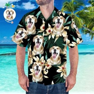Hilarious Face Fiesta: Custom Funny Hawaiian Shirt