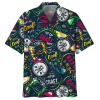 Hippie Beer Watercolor Design Hawaiian Shirt