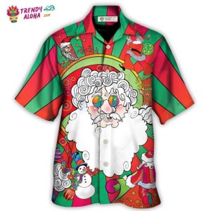 Hippie Santa Fantasy World Unreal Hawaiian Shirt – Trendy KLA