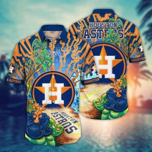 Houston Astros MLB Hawaiian Shirt Sun-Soakedtime KLA Shirt
