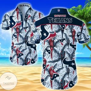 Houston Texans Men’s Funny Hawaiian Shirt Unique Elegance Tropical Design