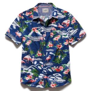Hughson Flamingo Hawaiian Shirts Size XS to 8XL