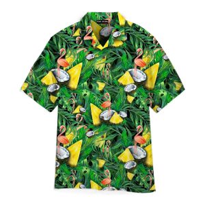 I’m Flocking Retired Flamingo Tropical Trendy Hawaiian Shirt For KLA Shirt