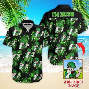 Im Irish St Patricks Day Custom Photo KLA Hawaiian Shirt