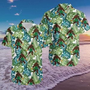 IrisBigfoot Love Beer Summer Vibe Tropical Hawaiian Shirt