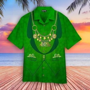 Irish Princess St.Patricks Day Hawaiian Shirt For
