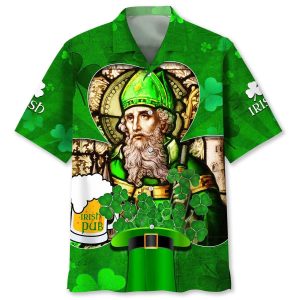 Irish Pub St.Patrick Day Trendy Hawaiian Shirt