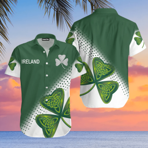 Irish St Patricks Day Trendy Hawaiian Shirt For