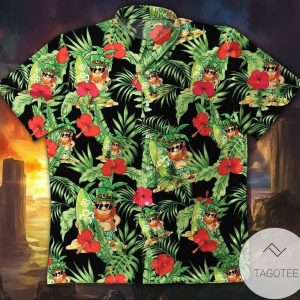 IrisLeprechaun WitFlower Happy St Patricks Day Hawaiian Shirt