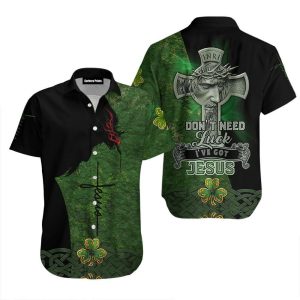 I’Ve Got Jesus Irish St Patrick’s Day KLA Hawaiian Shirts For Men & For Women |