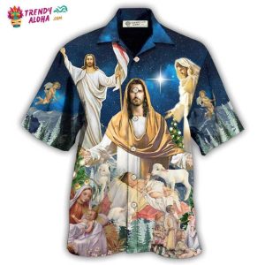 Jesus Christmas Miracle Night Hawaiian Shirt – Trendy KLA