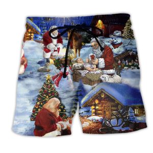 Jesus Is The Best Gift Ever Christmas Trendy KLA Hawaiian Beach Shorts