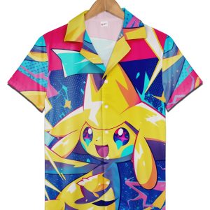 Jirachi Psychic Mythical Pokemon Hawaiian Shirt, Generation III Pokemon KLA Shirt
