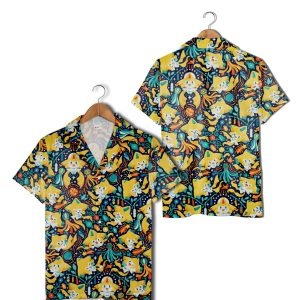 Jirachi Starlight Love You Tropical Hawaiian Shirt Pokemon Gift