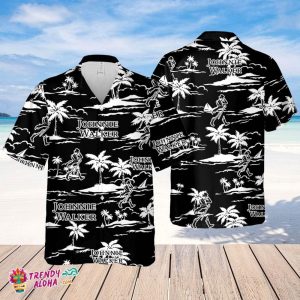 Johnnie Walker Hawaiian Beach Pattern Shirt, Hawaii Beer Shirt, Johnnie Walker Hawaiian Summer Shirt, Johnnie Walker KLA Shirt