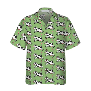 Jumping Cow All Printed 3D Trendy Hawaiian Shirt, Summer Gifts For Men And Women